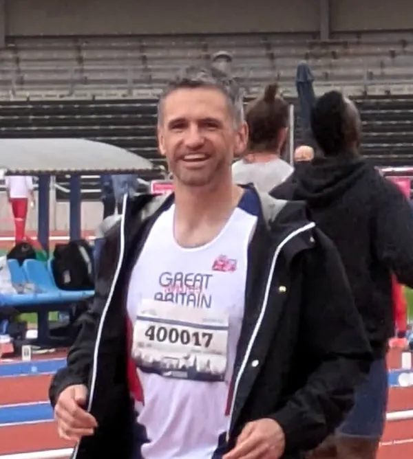 Chris Ferguson at the World Masters Champs in Sweden in 2024.